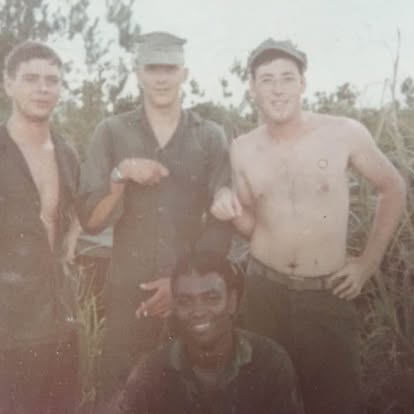 Four Marines in Vietnam — field photograph